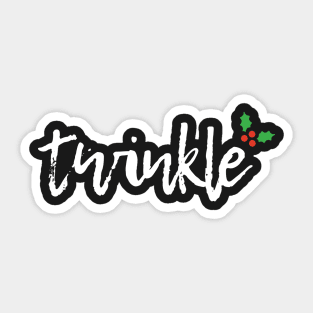 Group Tee, Holiday Party Family Reunion - Twinkle Sticker